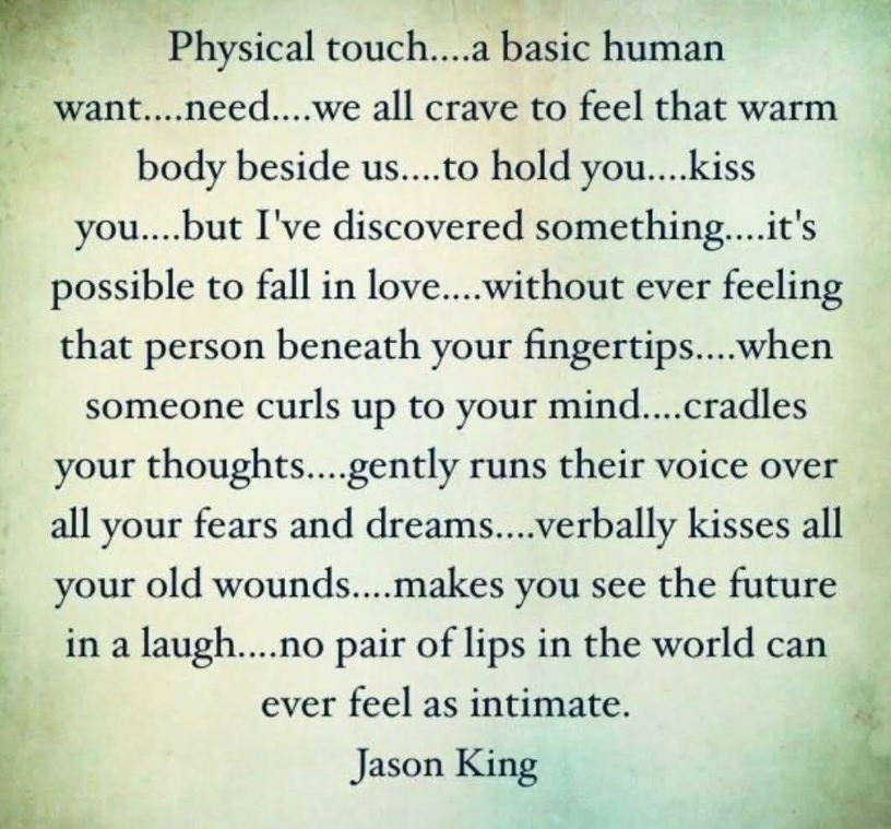 Physical touch
