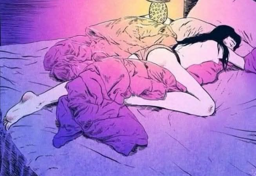 When you sleep.