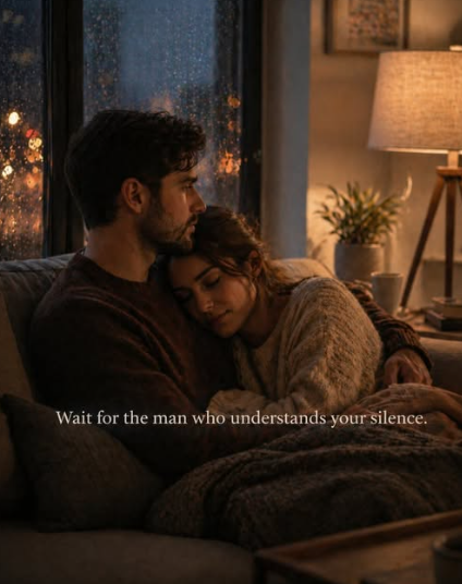 WAIT FOR THE MAN WHO UNDERSTANDS YOUR SILENCE