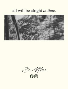 All will be alright in time.