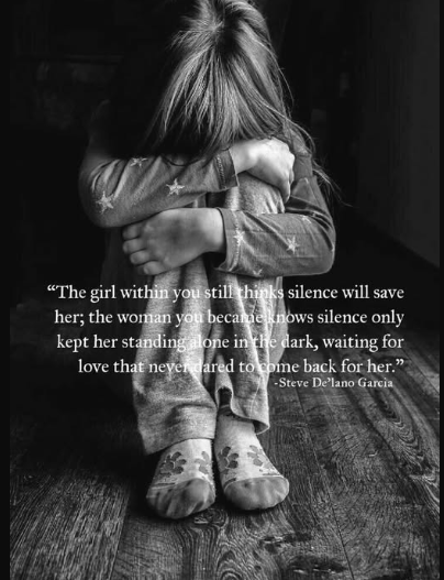 You carry a girl inside you who never learnt how to unclench